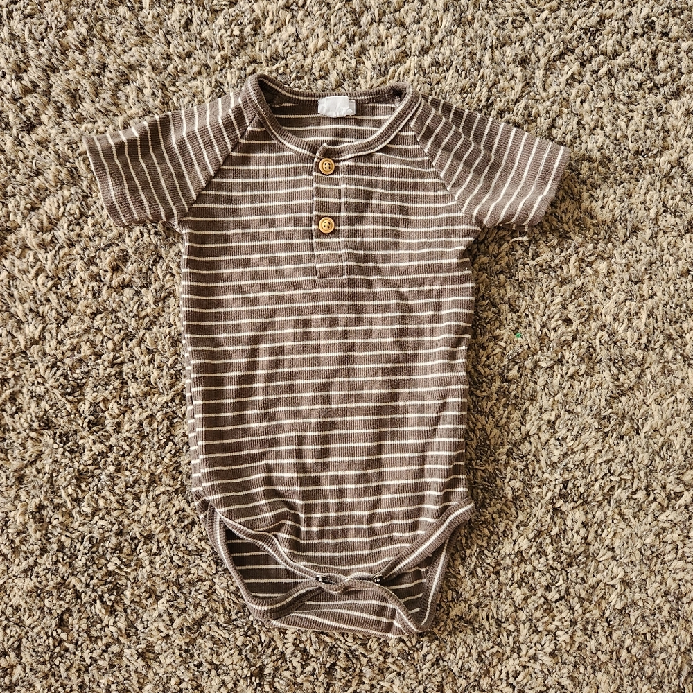 Jamie Kay Fine Rib Striped One Piece